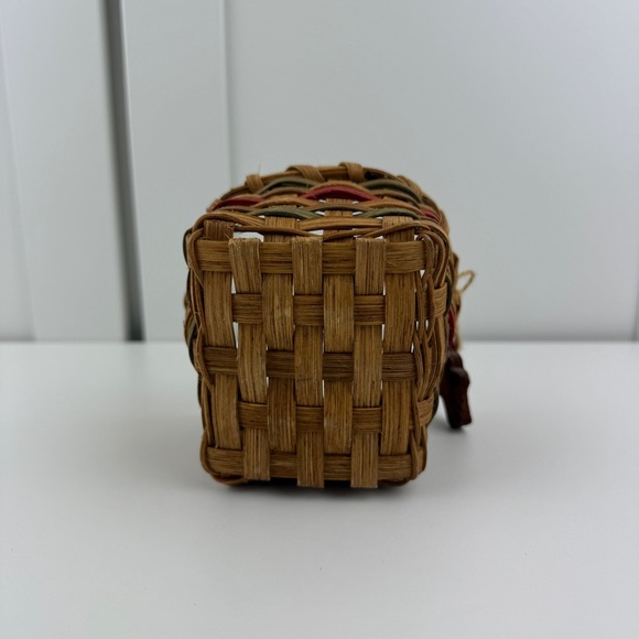 Vintage Miniature Basket Farmhouse Primitive Christmas Folk Art Country Decor! - Picture 11 of 16